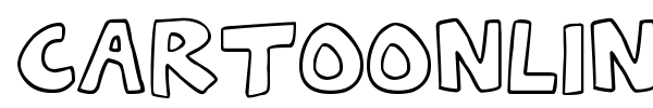 Cartoonlings font preview